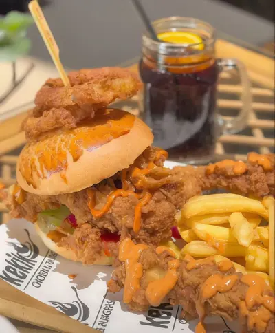 Kajun Burger Combo