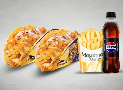 2'li Doritos'lu Maytako Menü (Tavuk Dönerden)