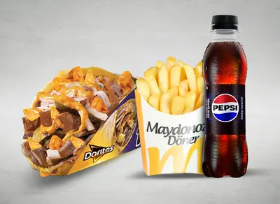 Doritos'lu Maytako Menü (Et Dönerden)