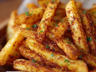 Kajun Baharatlı Patates Kızartması